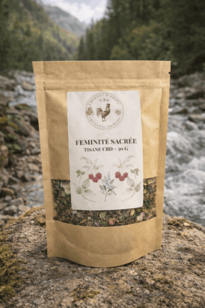 tisane au CBD pour réguler le cycle et apaiser les règles